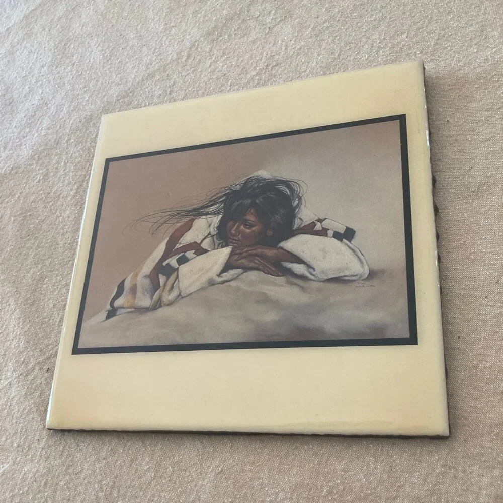 Penni Anne Cross Vintage Tile/Trivet
